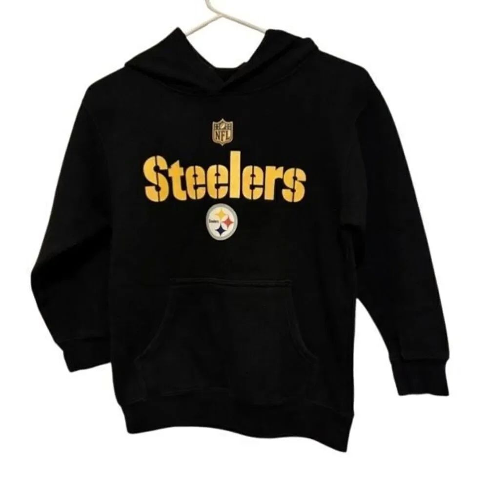 Pittsburgh Steelers Size Youth XL Black Hoodie *Read*